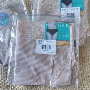 Vanity Fair Nude/ Beige Lace Panties